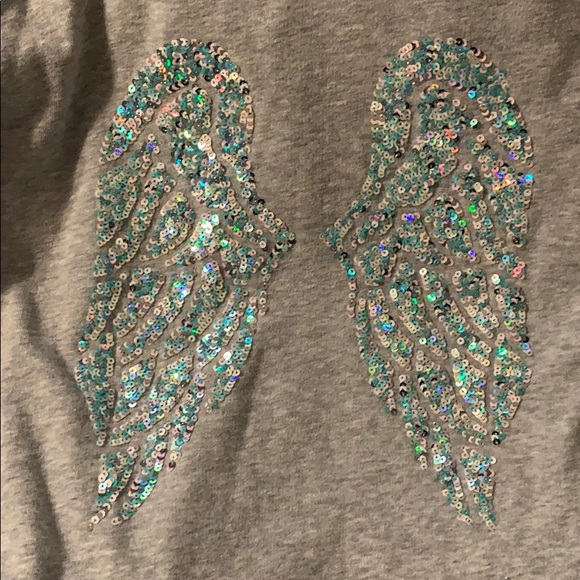 Victoria's Secret Tops - VS angel wing zip up hoody